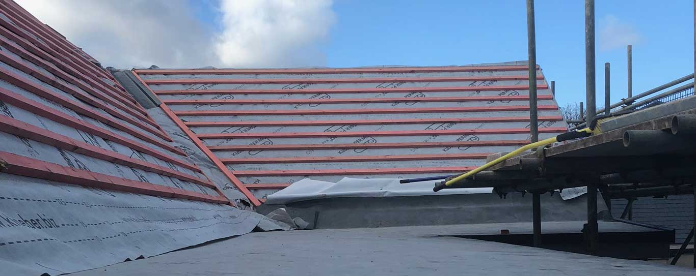 flat roof EPDM membrane project Devon