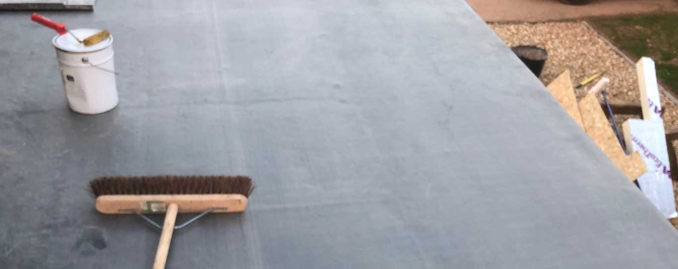 Ayre Roofing single ply EPDM roof detail